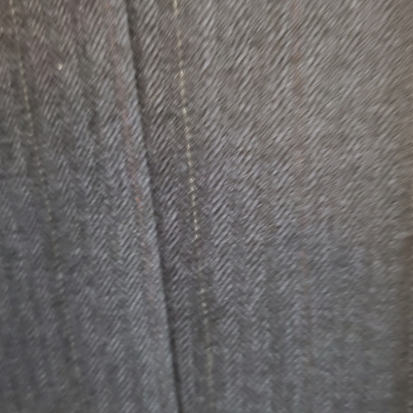 Oscar de la Renta Navy Herringbone Jacket - Picture 3 of 7